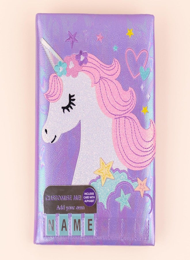 Mirada Happy Unicorn Glitter Notebook - Cute Shiny Stylish Diary for School, Study & Home, Ideal Birthday & Christmas Gift - Image 3