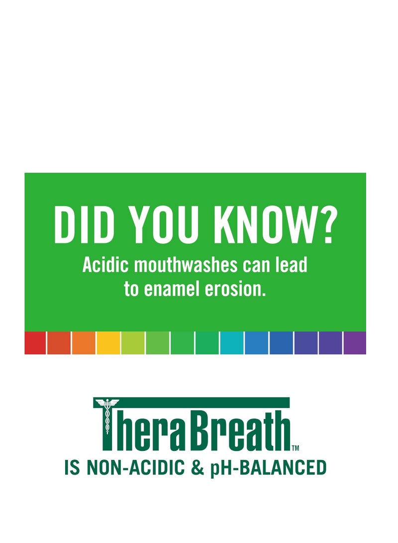 Therabreath غسول فم منعش من TheraBreath بتركيبة أطباء الأسنان مع نعناع خفيف - Image 5