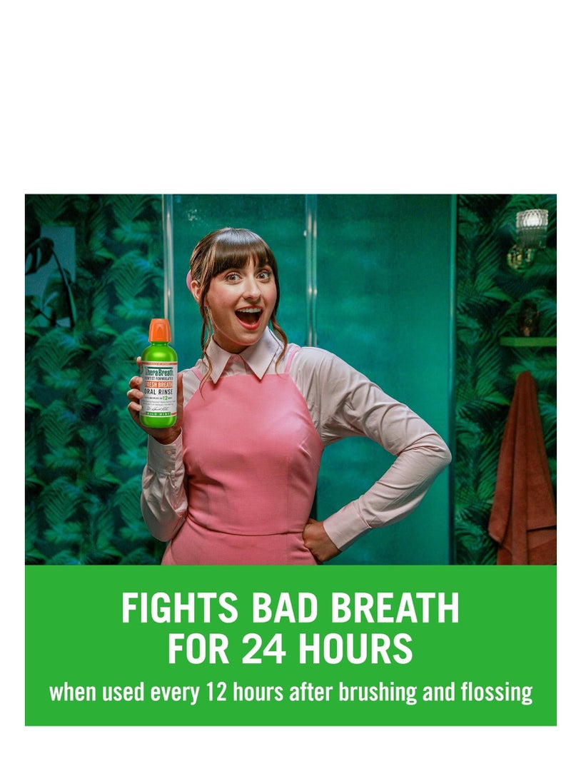 Therabreath غسول فم منعش من TheraBreath بتركيبة أطباء الأسنان مع نعناع خفيف - Image 2
