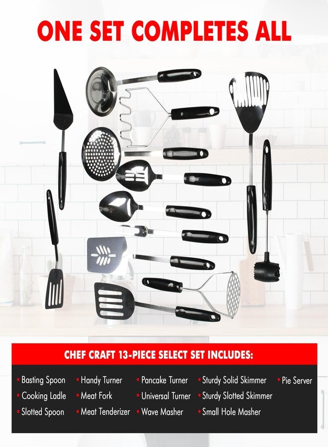 شيف كرافت مغرفة متينة ذات فتحات من شيف كرافت سيليكت، 13 بوصة، مصنوعة من الفولاذ المقاوم للصدأ - Image 5