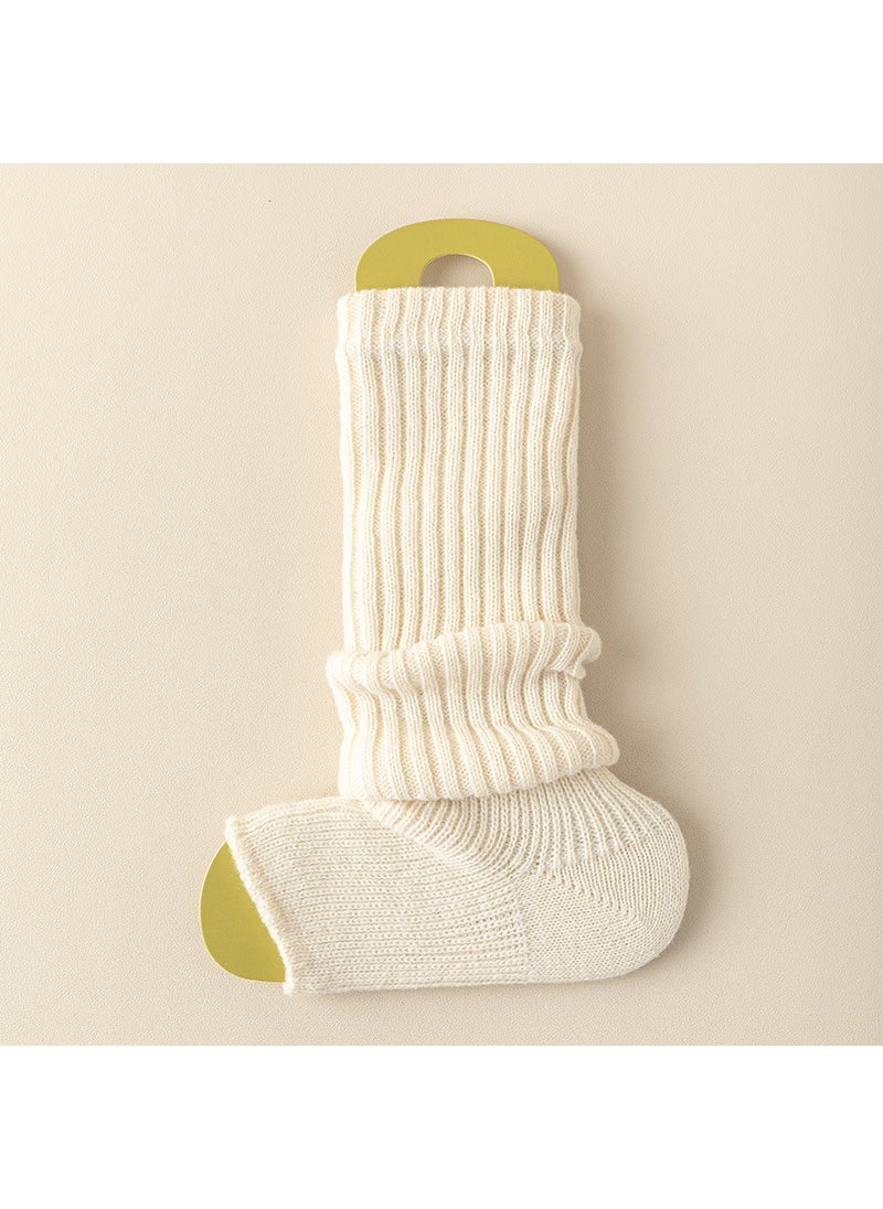 Generic - Y2K Knit Leg Warmers Womens Fuzzy Thigh High Winter Socks Coffee - Image 1