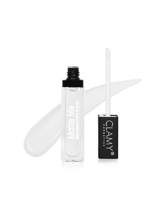 Matte Me Waterproof Ultra Smooth Long Lasting Lip Gloss/Liquid Lip Stick For Women 6 Grams (Transparent)