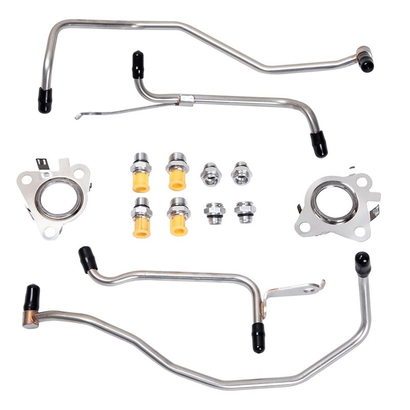 HUGALL 926186 926187 Turbo Coolant Line Kit Compatible with 20112016 F150 20152021 Transit 150 250 350 350 HD 20152017 Expedition 20152017 Navigator More in Description - Image 2