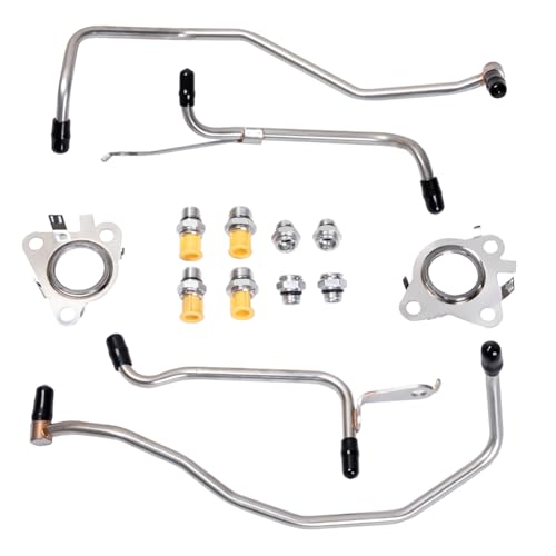 HUGALL 926186 926187 Turbo Coolant Line Kit Compatible with 20112016 F150 20152021 Transit 150 250 350 350 HD 20152017 Expedition 20152017 Navigator More in Description - Image 1