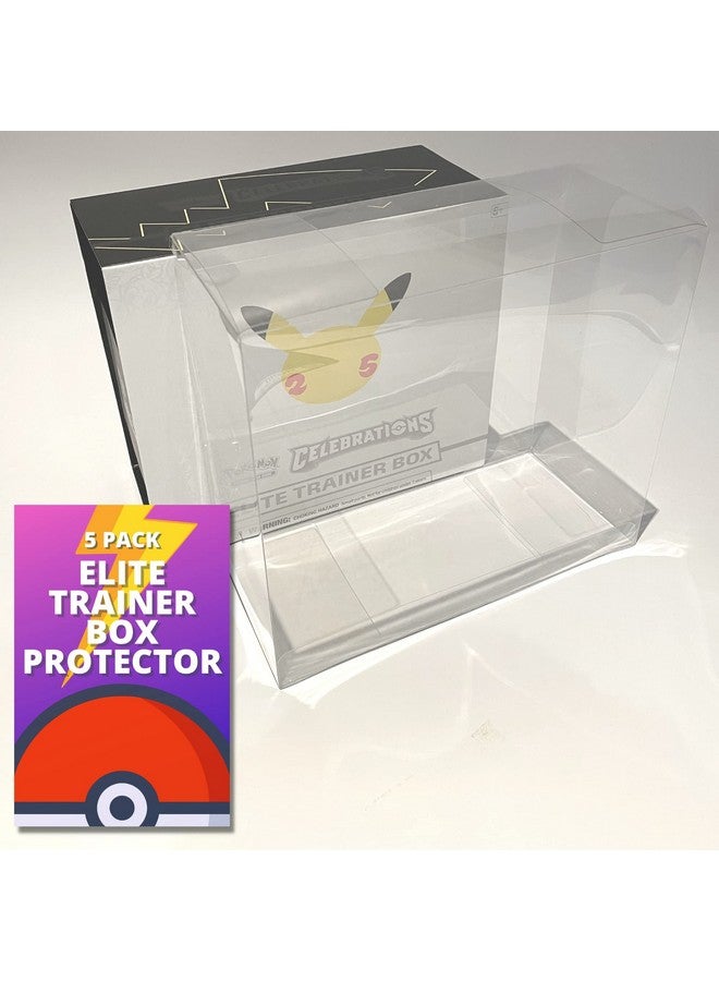Fidelis Pokemon Case (Elite Trainer) Clear Plastic Display Box for ETB Elite Trainer Box, Convenient, Stackable Storage Solution for Collectors Gifts Pokemon Cards Protector… - Image 1