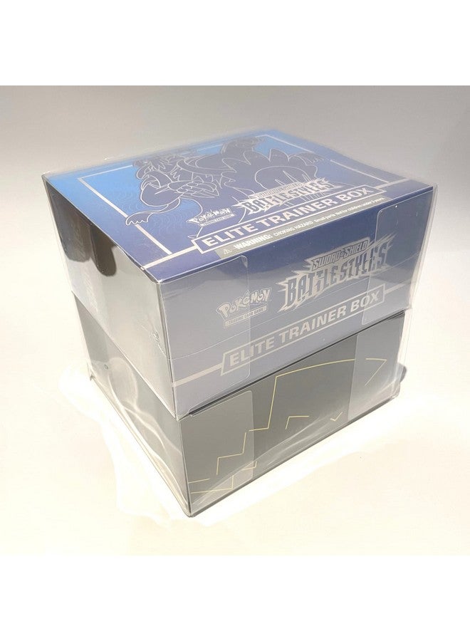 Fidelis Pokemon Case (Elite Trainer) Clear Plastic Display Box for ETB Elite Trainer Box, Convenient, Stackable Storage Solution for Collectors Gifts Pokemon Cards Protector… - Image 4
