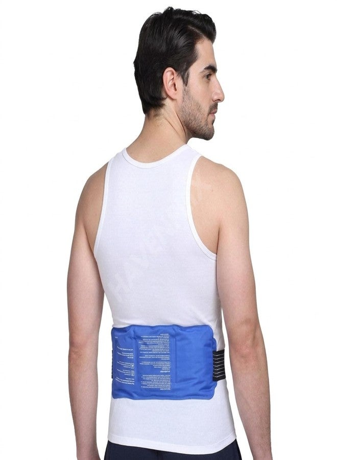HavenFlix Hot & Cold Gel Ice Pack with Strap for Knee, Back & Shoulder Support | Reusable Flexible Leakproof Therapy Pack for Daily Comfort & Post-Workout Use (Blue - Image 4