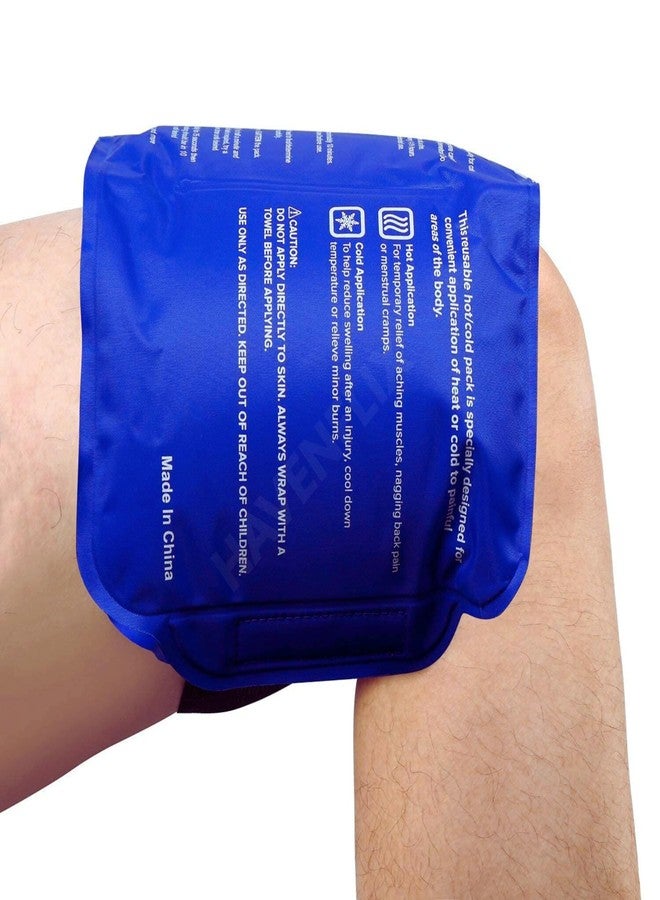 HavenFlix Hot & Cold Gel Ice Pack with Strap for Knee, Back & Shoulder Support | Reusable Flexible Leakproof Therapy Pack for Daily Comfort & Post-Workout Use (Blue - Image 5