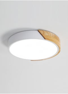 Comely LED Round Wood Ceiling Light , Indoor Light Fixtures Ceiling Lamp , Modern Ceiling Lamp for, Bedroom, Kitchen, Living Room, Dining Room, Office  - Image 2