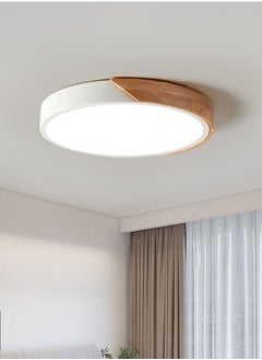 Comely LED Round Wood Ceiling Light , Indoor Light Fixtures Ceiling Lamp , Modern Ceiling Lamp for, Bedroom, Kitchen, Living Room, Dining Room, Office  - Image 5