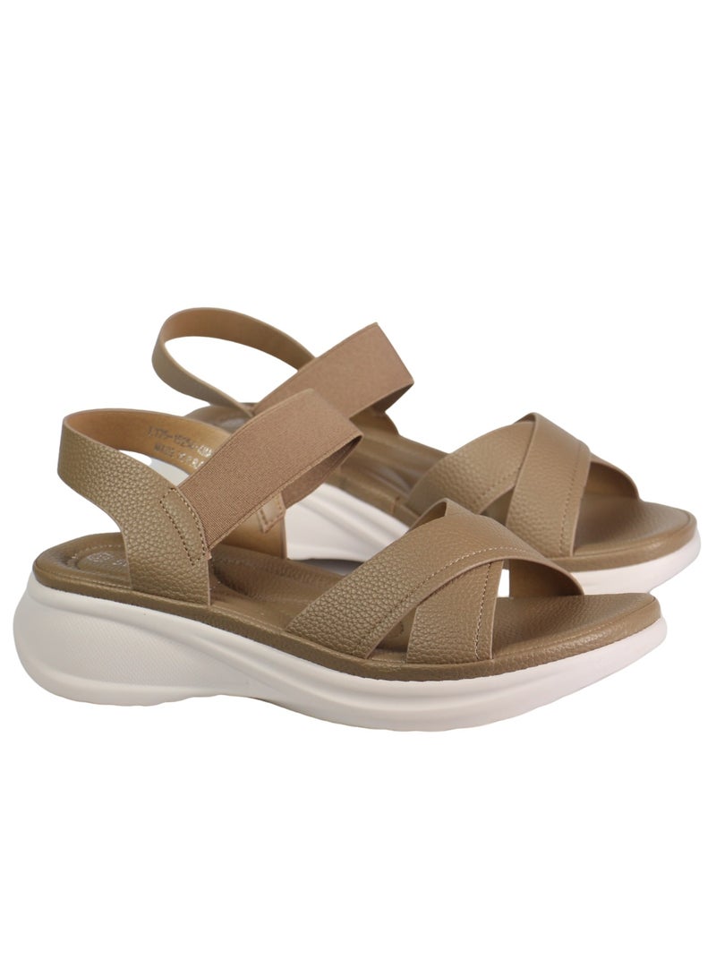 SD.Felano Flat Sandals for Women | Stylish & Comfy Open-Toe Summer Shoes for Ladies | Lightweight Slip-On Design with Soft Cushioned Footbed – Perfect for Beach Walks, Travel, Shopping & Everyday Comfort - Image 3