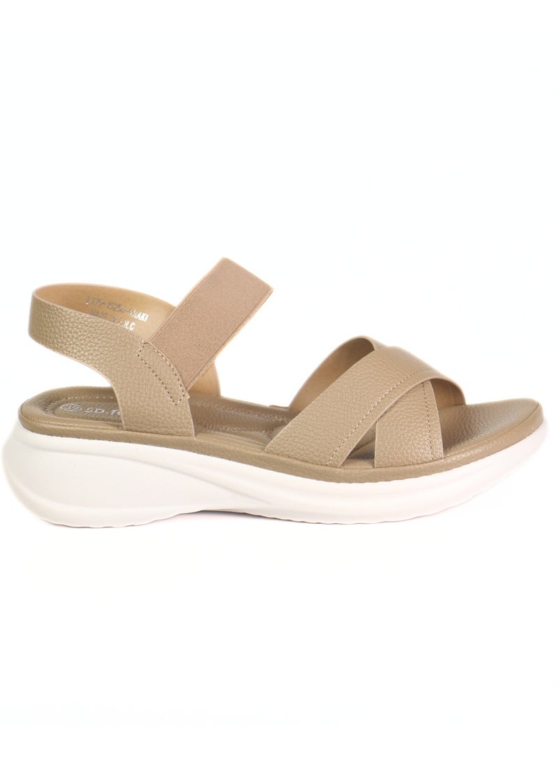 SD.Felano Flat Sandals for Women | Stylish & Comfy Open-Toe Summer Shoes for Ladies | Lightweight Slip-On Design with Soft Cushioned Footbed – Perfect for Beach Walks, Travel, Shopping & Everyday Comfort - Image 4