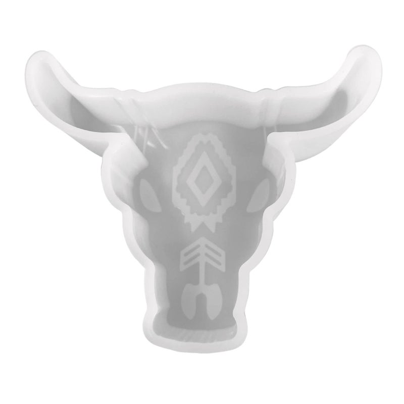 Lashicorn Bull Skull Silicone Cardstock Cutouts for Freshies  12 Pack  455 Wide x 35 Long  Freshie Supplies  Mixed Pack of 12 Different Design Silicone Mold