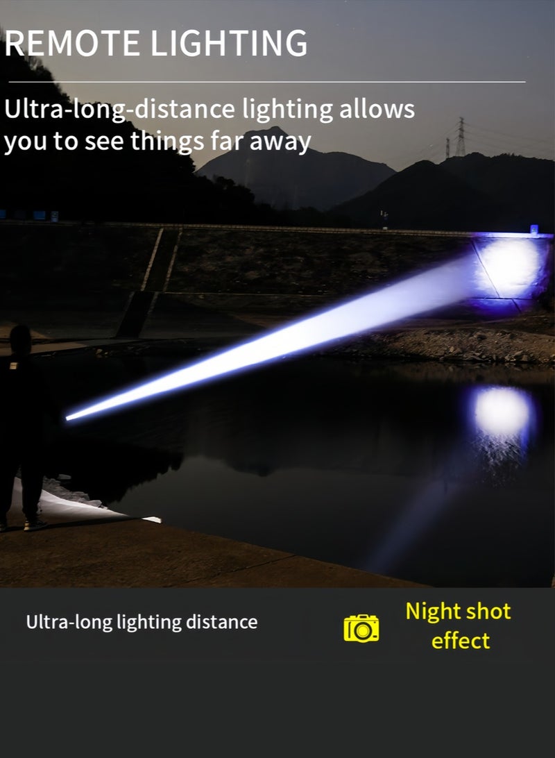 Leon Home Camping Flashlight | 9 Modes 1000~2000 Lumens High Brightness |  30W LED | COB Side Light Magnetic Base | Portable Outdoor Accessories for Hiking/Camping - Image 5