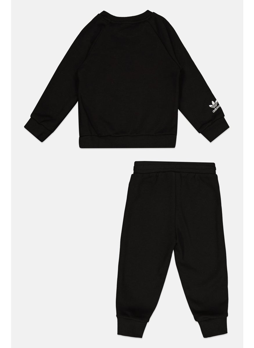 adidas Originals - Toddlers Boy 2 Pcs Sweatshirt And Pant Set, Black - Image 1