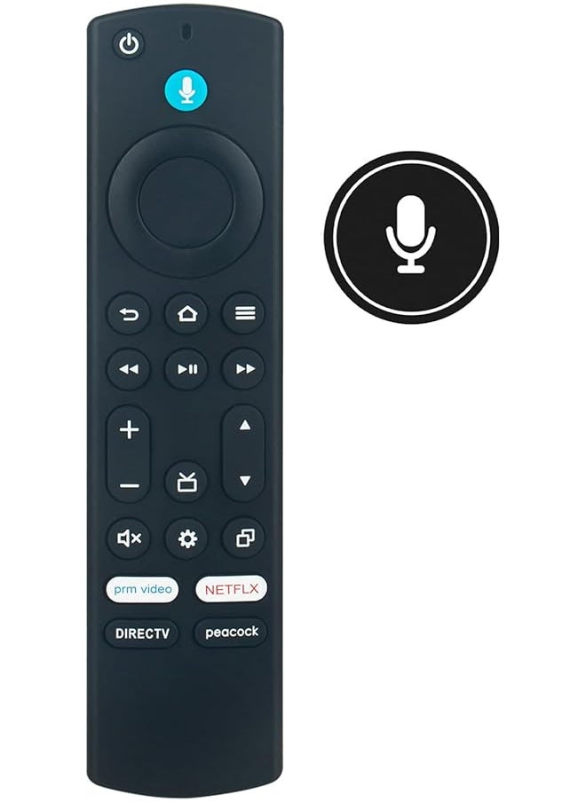 erorex Voice Replaced Remote Control Fit For Tcl Samrt Tv 55Q650F 65Q650F 75Q650F 55S450F 65S450F 75S450F  - Image 1