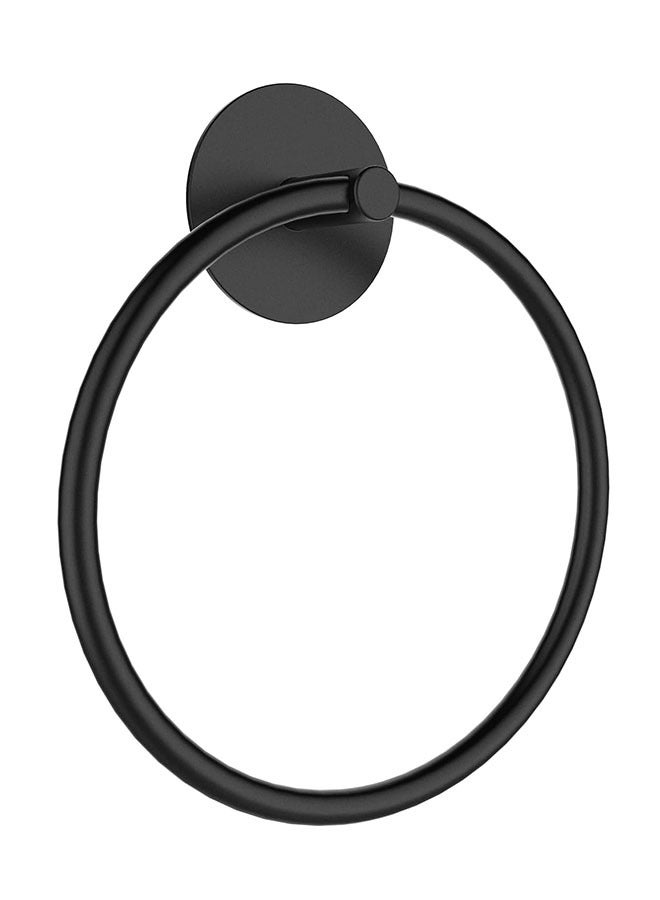 1 pcs Towel Holder, Adhesive Hand Towel Holder for Bathroom Wall 304 Stainless Steel Towel Ring Towel Hanger Heavy Duty Towel Racks for Bathroom  - Image 1