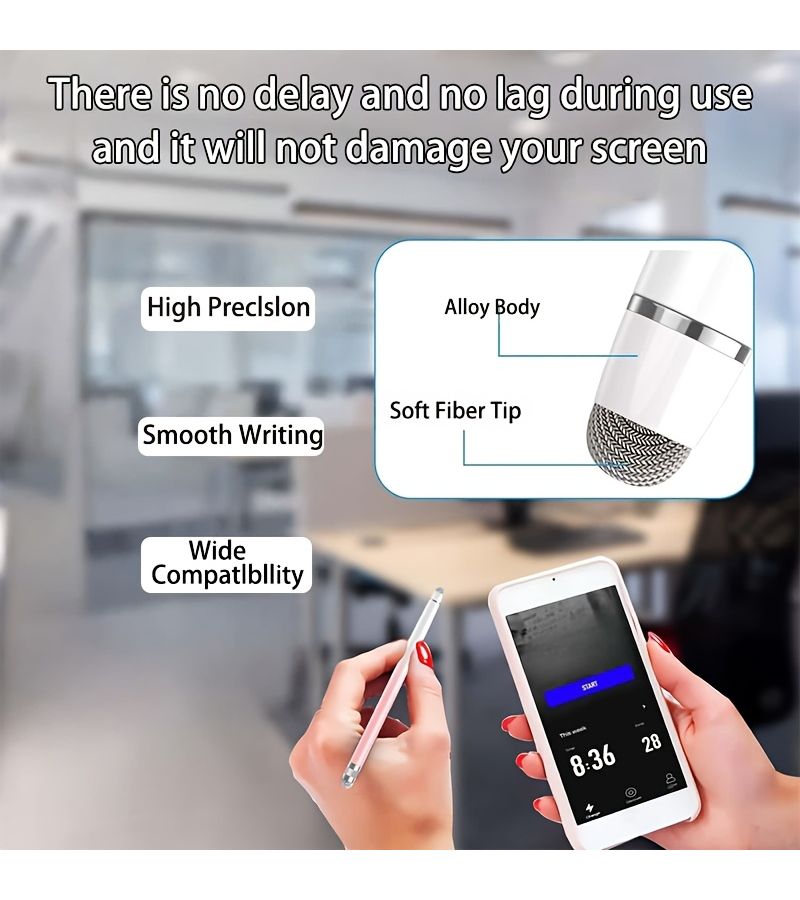 Purple Touch Pen 3 Pack Compatible With iPhone iPad Android Tablets - Image 3