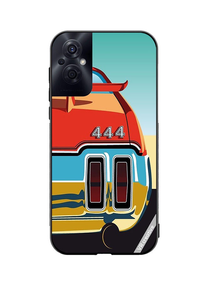 VR CREATIVE Protective Case Cover For Oppo Reno8 Z Car Design Multicolour - Image 1