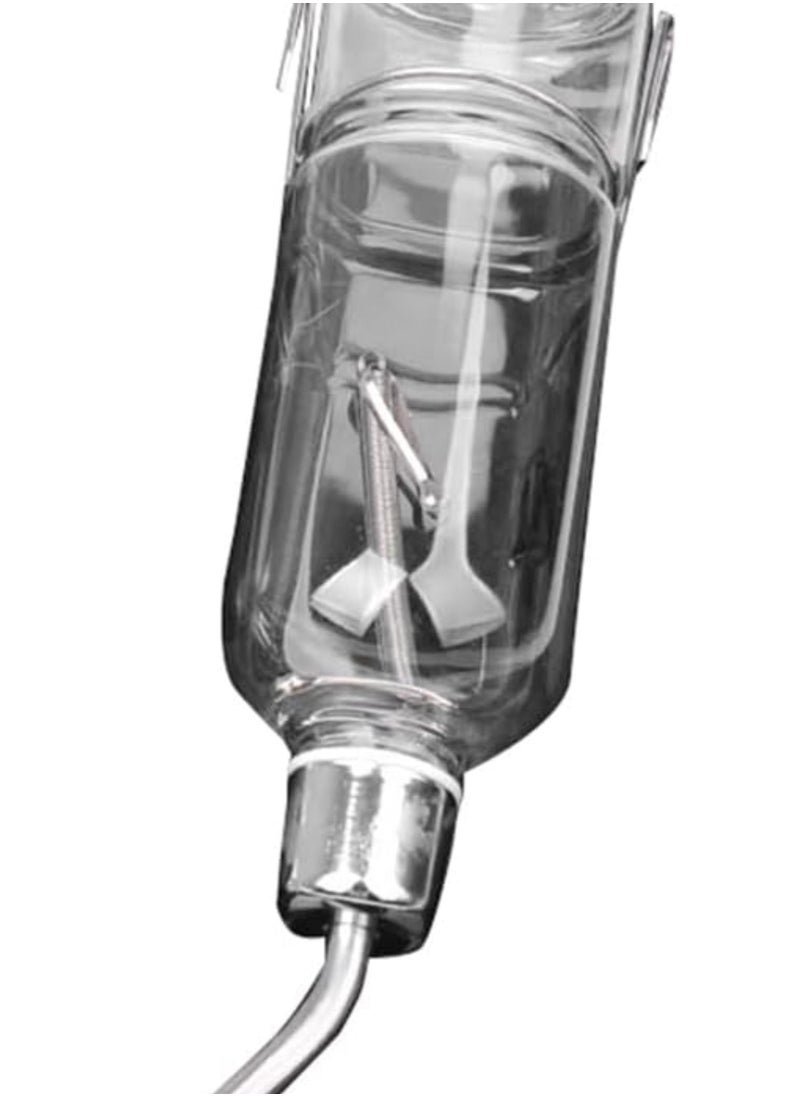 Generic - Pet Water Bottle, 180ml No-Drip Dog Water Dispenser Bottle Hanging Dog Water Dispenser for Cage Crate, Raised and Lowered Drinking Water Feeding Cage Water Bottle - Image 1