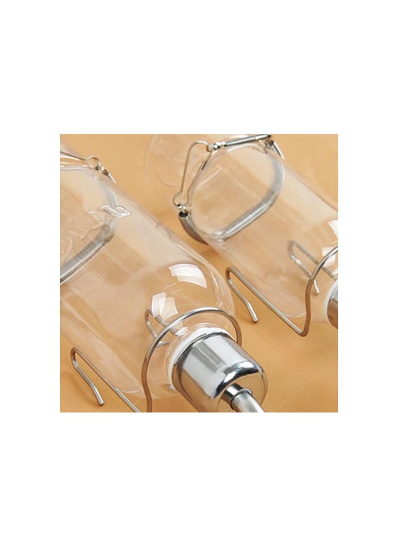 Generic - Pet Water Bottle, 180ml No-Drip Dog Water Dispenser Bottle Hanging Dog Water Dispenser for Cage Crate, Raised and Lowered Drinking Water Feeding Cage Water Bottle - Image 1