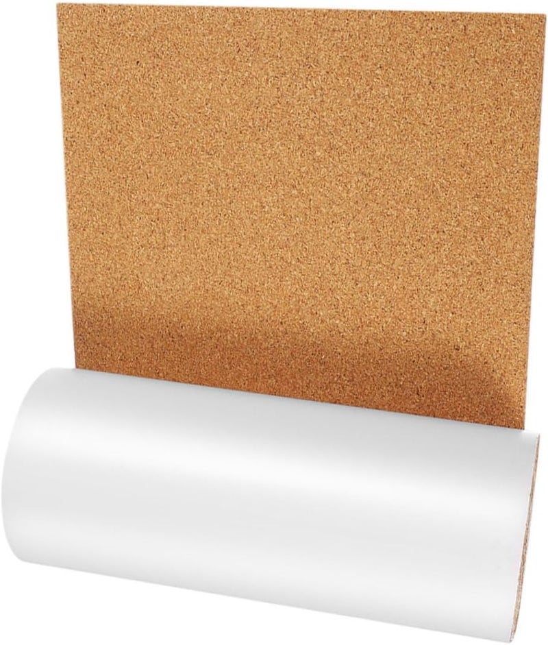 Uonlytech Self-Adhesive Cork Roll Thick Cork Board for Wall Decoration Crafts and Memo Board Adhesive Backing for Easy Application - Image 1