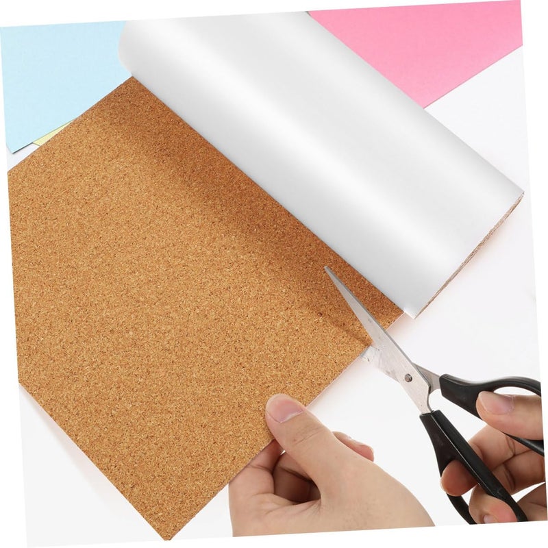 Uonlytech Self-Adhesive Cork Roll Thick Cork Board for Wall Decoration Crafts and Memo Board Adhesive Backing for Easy Application - Image 4