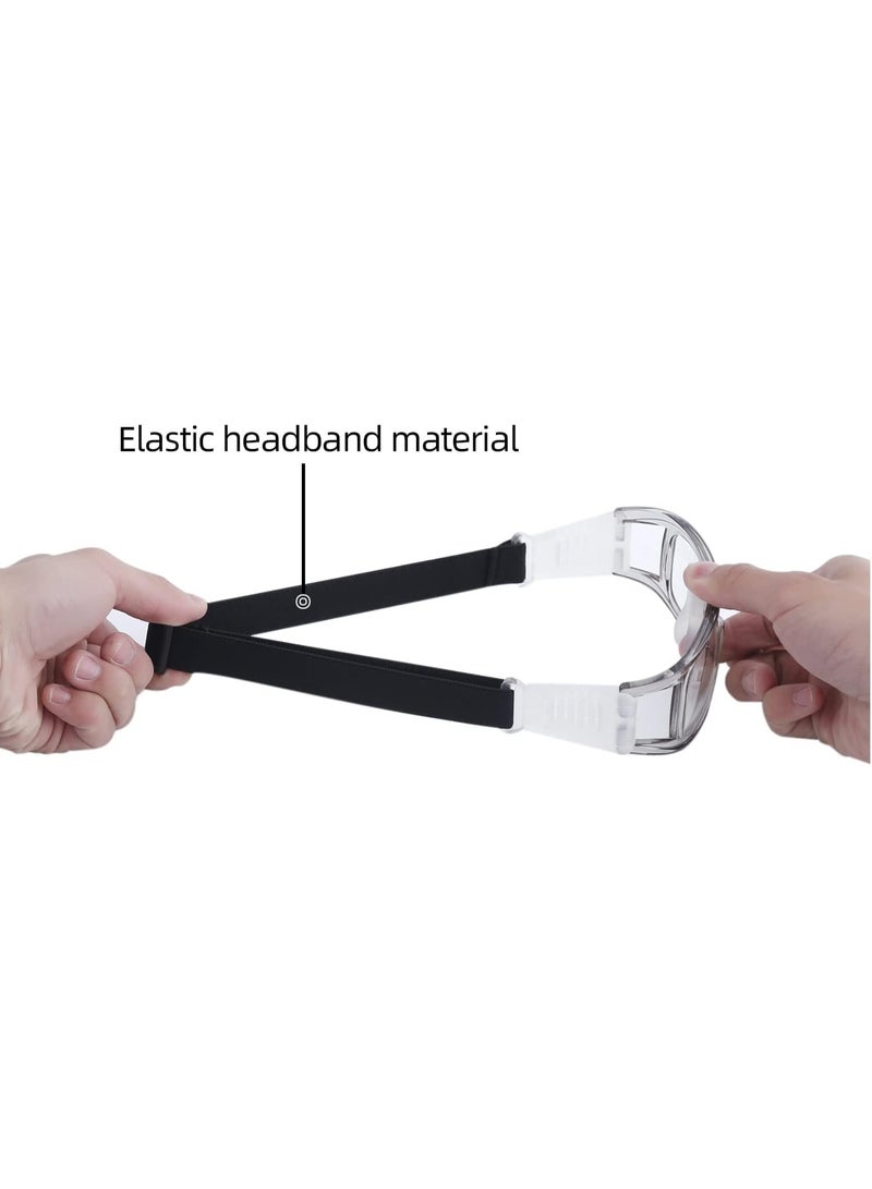 Basketball Dribbling Goggles for Eye Protection, Sports Goggles for men, Basketball Training Aid (Clear Grey) - Image 2