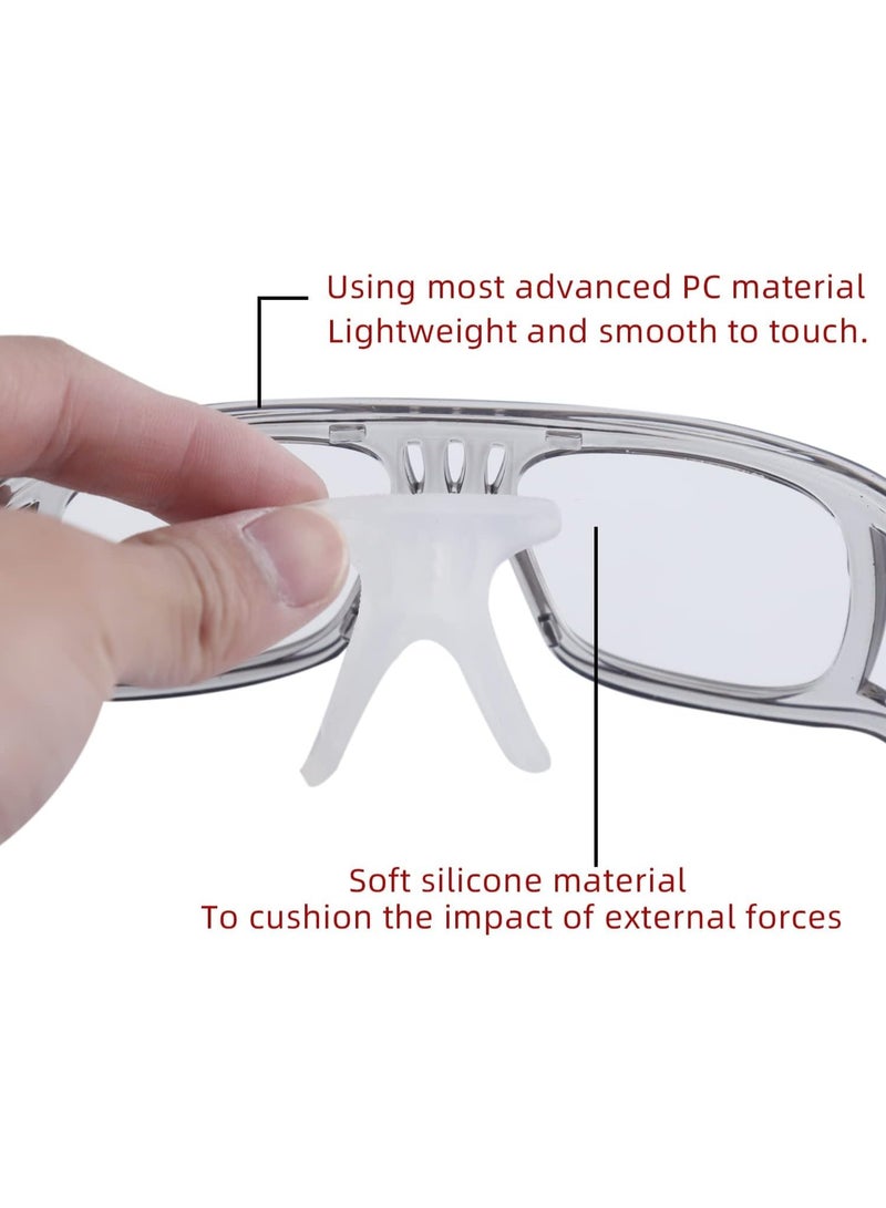 Basketball Dribbling Goggles for Eye Protection, Sports Goggles for men, Basketball Training Aid (Clear Grey) - Image 5