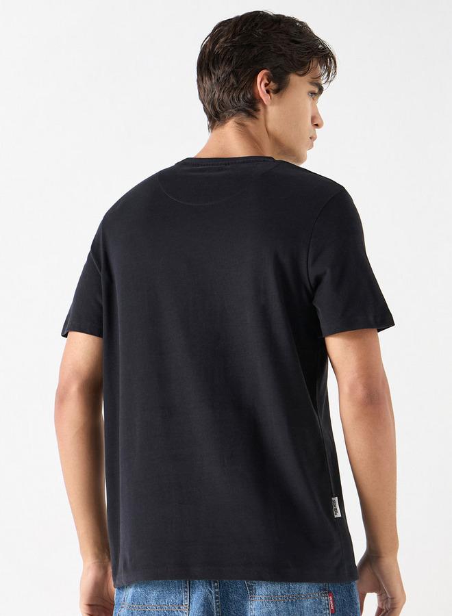 Starter Graphic Print Crew Neck T-Shirt with Short Sleeves - Image 3