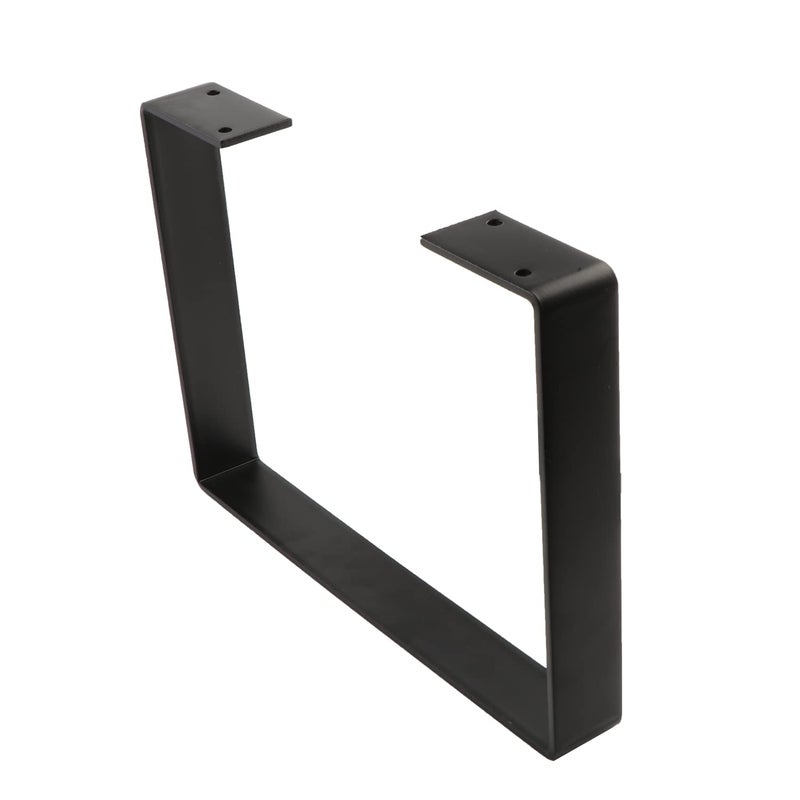 Osring 8 Inch Coffee Table Legs U-Shaped  2Pcs Solid Steel Table Legs For Furniture  Tv Stand And Bench  Black - Image 3