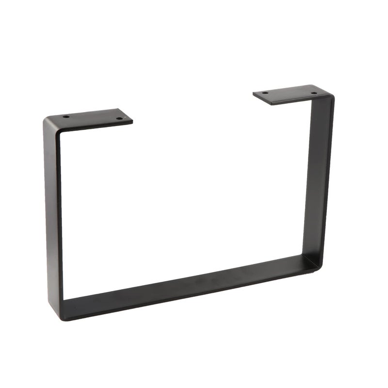 Osring 8 Inch Coffee Table Legs U-Shaped  2Pcs Solid Steel Table Legs For Furniture  Tv Stand And Bench  Black - Image 2