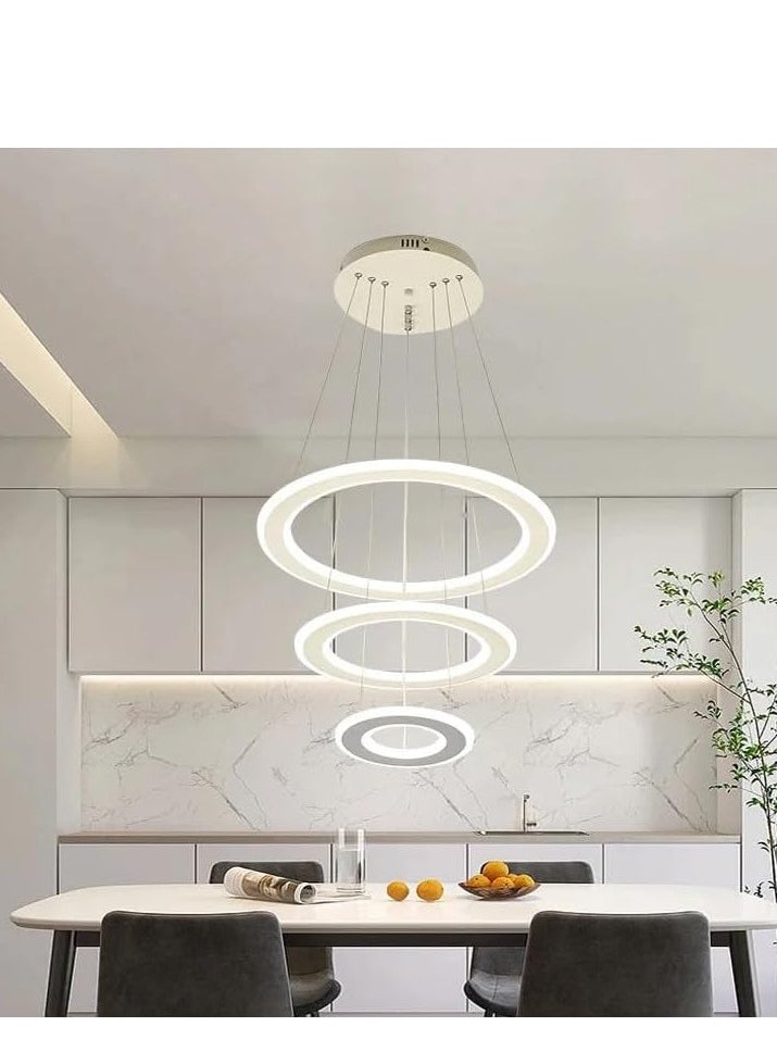 A F N Lighting A F N LIGHTINGS Modern LED Chandelier Ceiling Pendant Light, Stylish Hanging Light Fixture, Contemporary LED Pendant Lamp, Elegant Ceiling Light for Dining Room, Living Room, Bedroom, LED Chandelier 