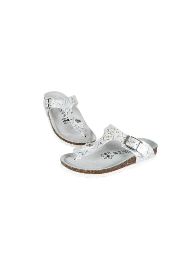 BiOCHIC Biochic Girls Thong Sandals 012-419 830-White