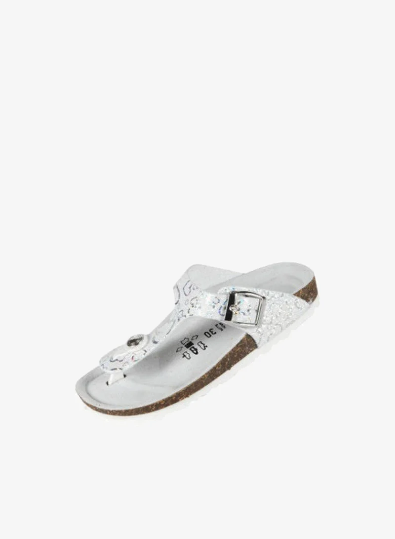 BiOCHIC Biochic Girls Thong Sandals 012-419 830-White