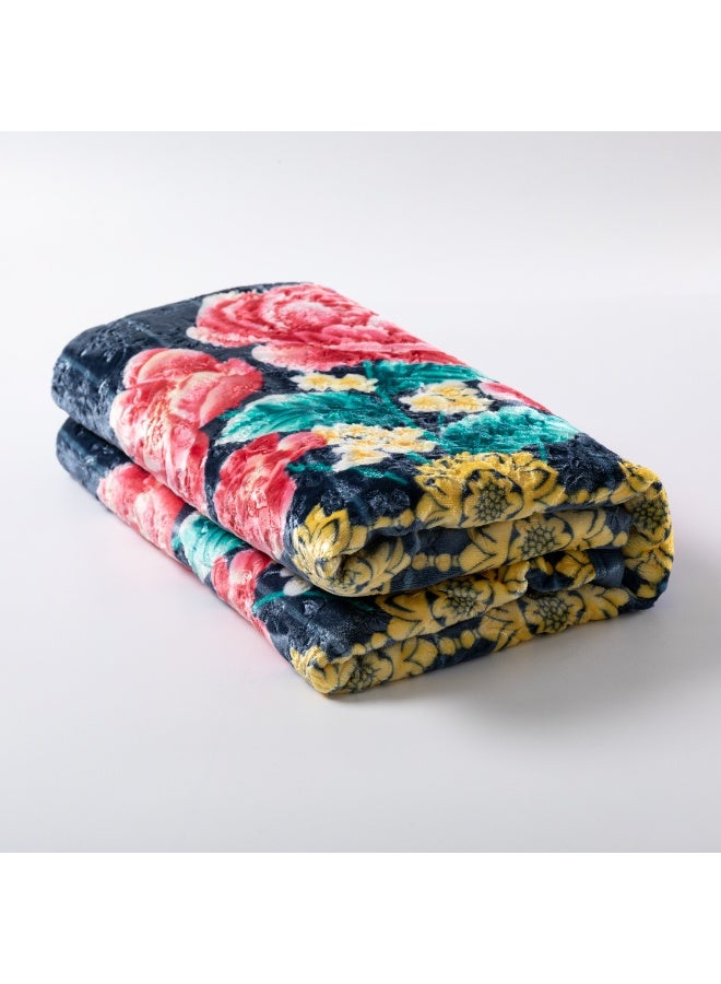 ستارجولد بطانية كلاودي أحادية الطبقة، مقاس 220×240 سم - بطانية قطيفة فائقة النعومة والدفء وخفيفة الوزن لجميع المواسم، مريحة للغاية وقماش متين - Image 2