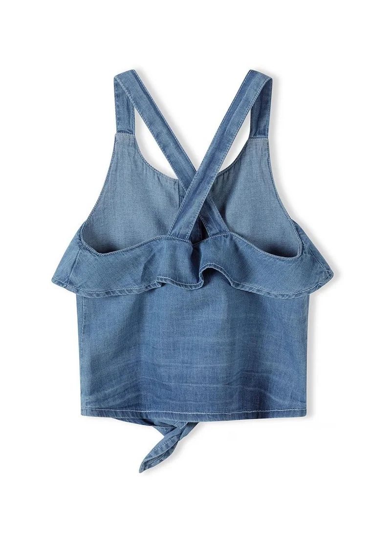 مينوتي Kids Girls Chambray Top And Short Set