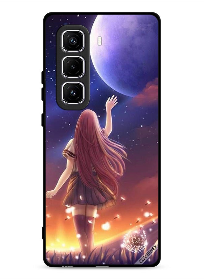 Covernex Infinix Hot 50 Pro 4G Protective Case Cover Touching Moon - Image 1