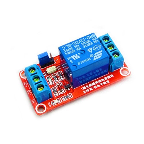 HiLetgo 12V 1 Channel Relay Module with Optocoupler Isolation Support High or Low Level Trigger - Image 2