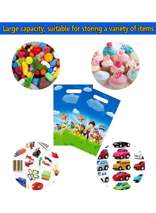 PAW PATROL 20pcs cartoon Paw Patrol pattern birthday party supplies, cartoon candy bags, tote bags, children's gift bags, adult birthday party decorations - Image 4