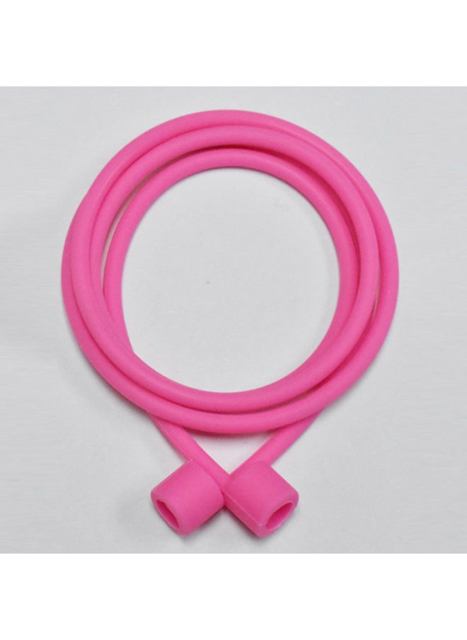 Generic - For Apple Airpods2PRO3 Earphone Anti-lost Rope Millet Huawei Earphone Silicone Lanyard TWS Anti-lost Rope-Color:231C-1 Rose Red (Classic)-Applicable Model:For Apple Wireless Headphones - Image 1