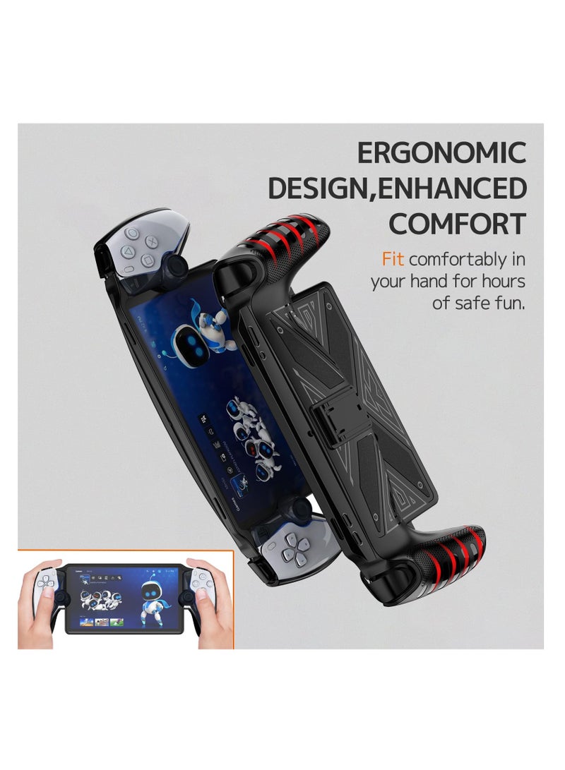 Silicone Shockproof Case for Playstation Portal with Kickstand Non-Slip Design Full Protection Cover Accessories - Image 2