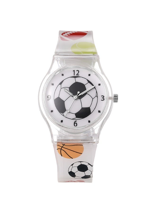 Transparent Plastic PVC Children's Cartoon Watch