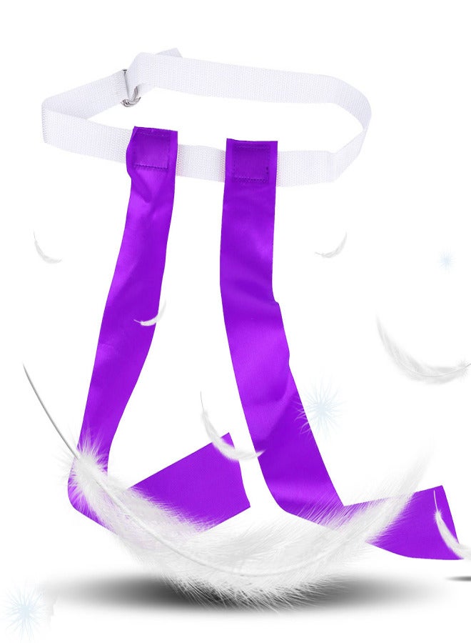 Colorful Ribbon Chase Game Kids Children Chasing Outdoor Sports Equipment Toys(purple) - Image 1