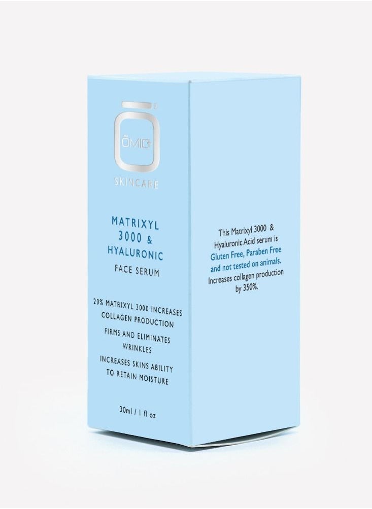 OMIC+ Omic+ Matrixyl 3000 & Hyaluronic Face Serum 30ml  - Image 4