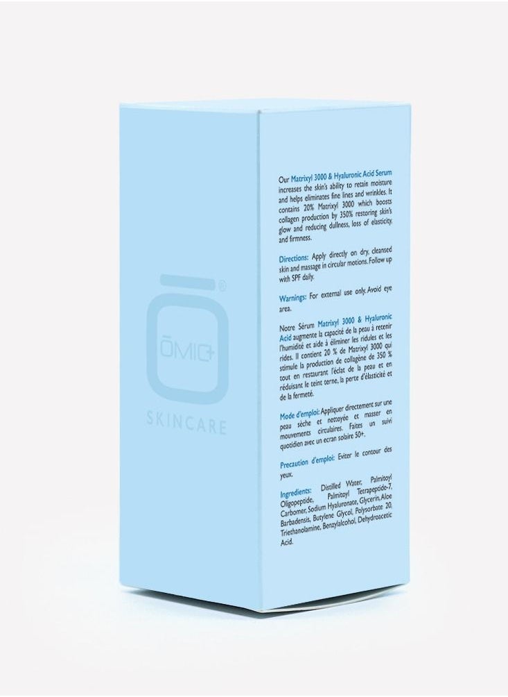OMIC+ Omic+ Matrixyl 3000 & Hyaluronic Face Serum 30ml  - Image 5