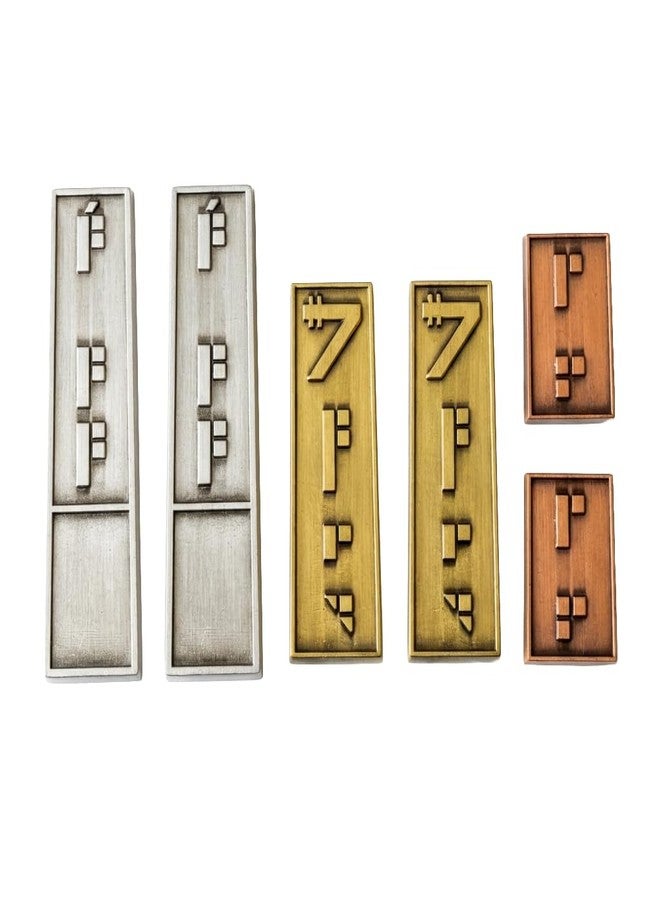 J46 Solid Metal Credit Set - 6 Piece - Gold, Silver, and Bronze Star Wars Sabacc Credits - Image 1