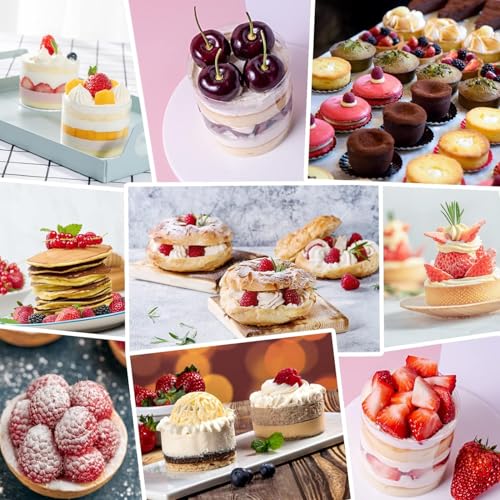 PureBake Mini Round Silicone Molds for Baking, 6-Cavity Cylinder Mould, Non-Stick Cake Pan for Mousse, Desserts, Candy, Soap & More - Food-Grade, Flexible, Oven & Freezer Safe - Image 5