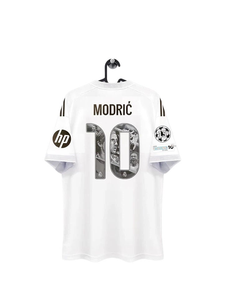 ريال مدريد 2025-2026 ريال مدريد قصيرة الأكمام لكرة القدم جيرسي # 10 مودريتش لكرة القدم جيرسي هدية للجماهير والأصدقاء - Image 1