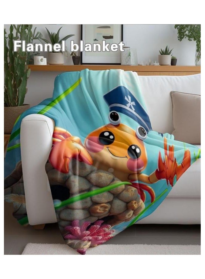 general Children's or student cartoon flannel thin blanket (warm and comfortable, suitable for sleep, games) 100cm*150cm - 294 - Image 5